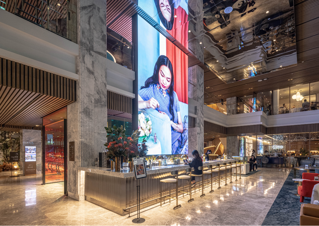 IDLE TIME – “Moving Portrait of Woman Painting Her Nails” by Braden Summers (Location: The Mondrian Seoul Itaewon)